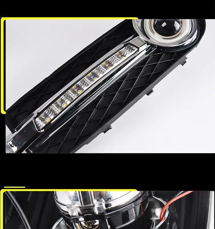 Наружные Drl дневные Neblineros Luces Para Авто Стайлинг светодиодные ходовые Автомобильные фары передние противотуманные фары 13 для Buick Regal