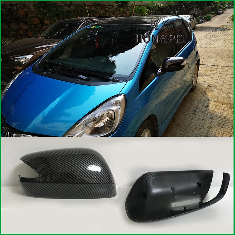 Внешнее, заднего вида Зеркало чехол для HONDA FIT JAZZ 2009 2010 2011 2012 2013 GE6 GE8 Зеркало заднего вида в виде ракушки