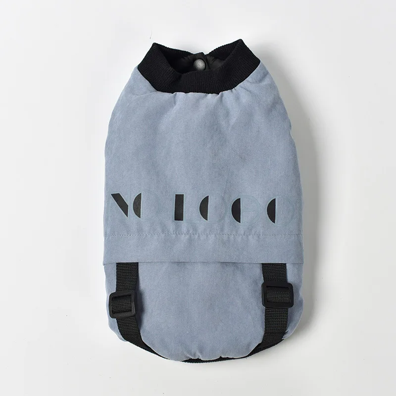 

Dog clothes autumn and winter clothes padded strap vest small dogs Teddy Pomeranian bichon pet clothing supplies