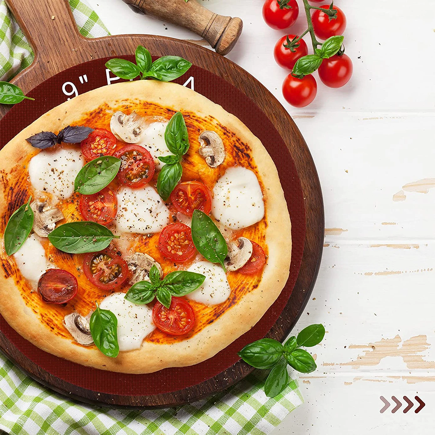 Силиконовый коврик для выпечки посуда не скользящая искусственная кожа