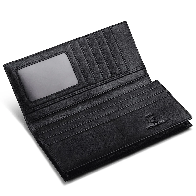 Мужской кошелек из натуральной кожи Python черный на молнии модель PL134 | Багаж и