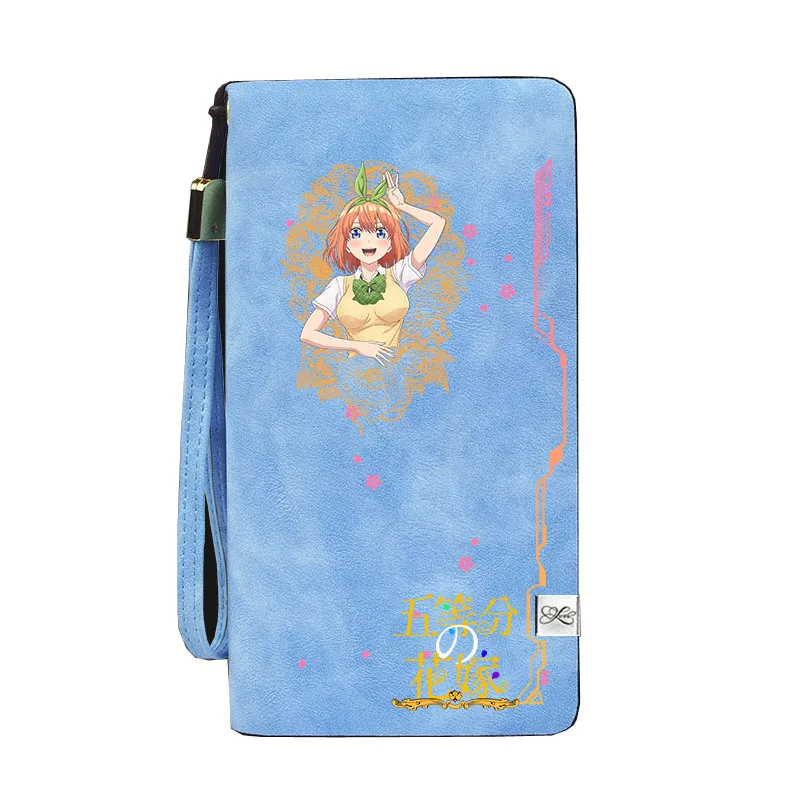 11 Quintuplets женские портмоне из искусственной кожи короткий кошелек Kawaii ID Card Holder Nakano Miku Money Phone сумки - Цвет: 11