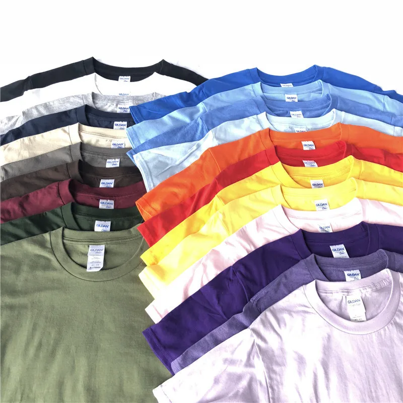 Новинка 2020 Мужская футболка с коротким рукавом и круглым вырезом хлопок