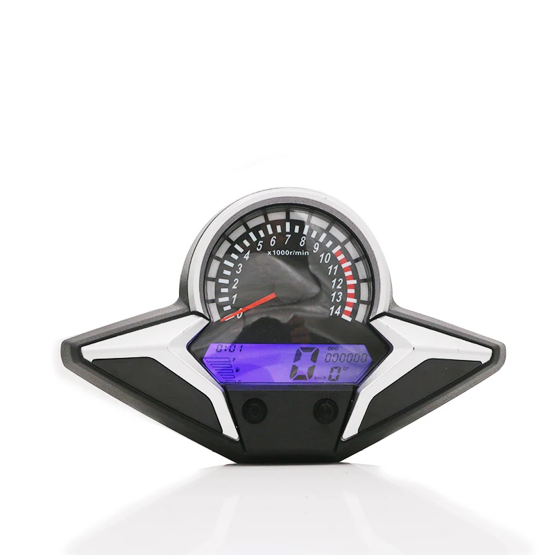 ЖК цифровой спидометр одометр тахометр измеритель скорости/миль/ч для Honda Yamaha KTN