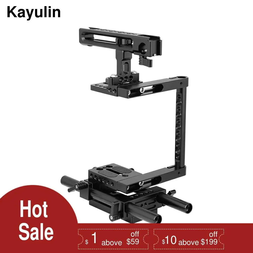 Kayulin держатель для камеры с регулируемой верхней ручкой и системой Поддержки