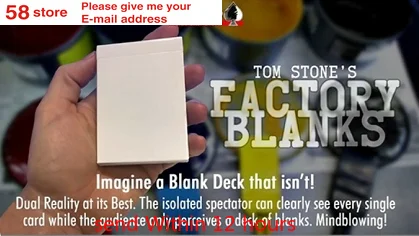 

2020 Factory Blanks Tom Stone(Chinese Langune) Magic Tricks