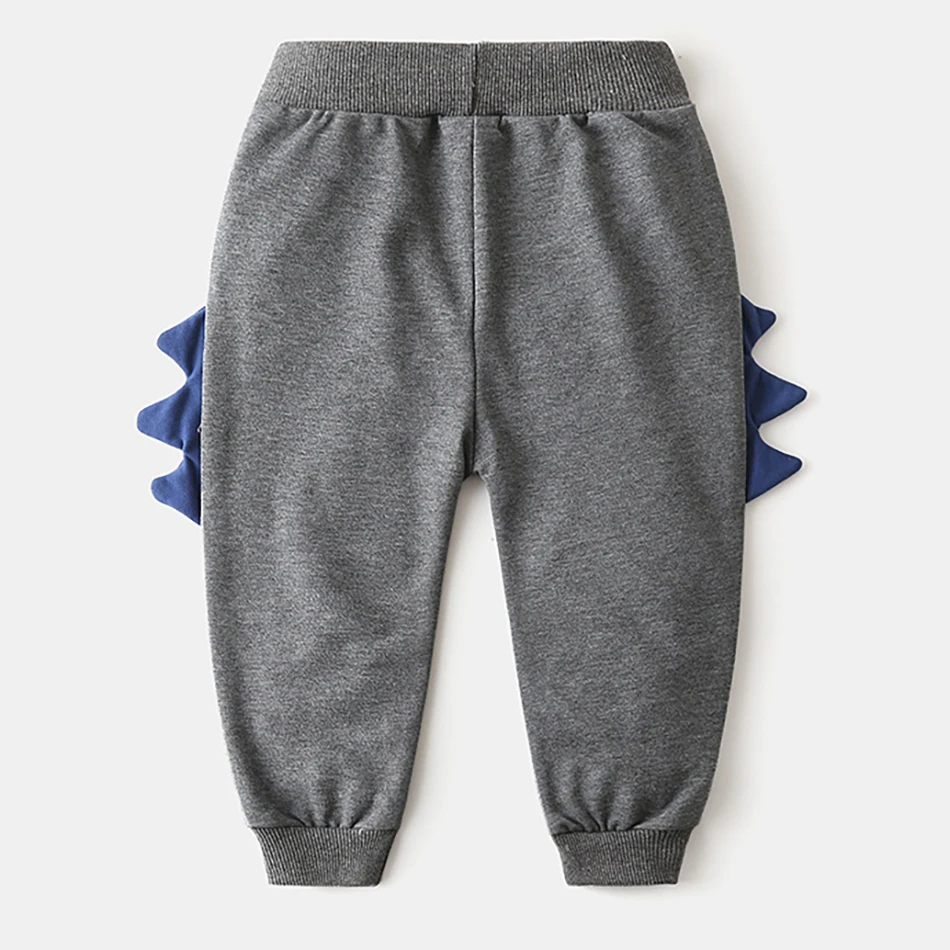 Infants Kids Sports Cute Cartoon Dinosaur Outfit Top+Pants 2 Piece Suit Boys Tracksuit Toddler Girl Clothes Autumn Set