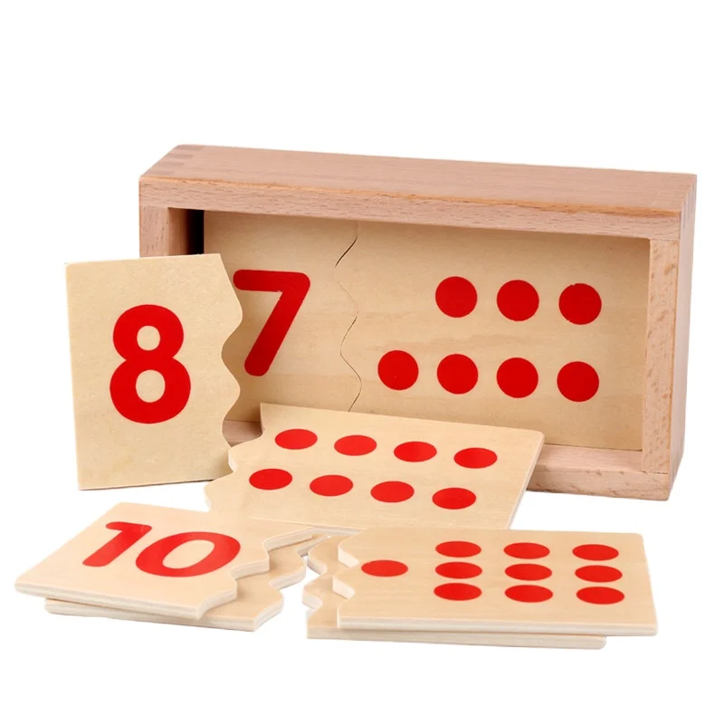 Цифровой пазл Монтессори для обучения математике развивающая игрушка раннего