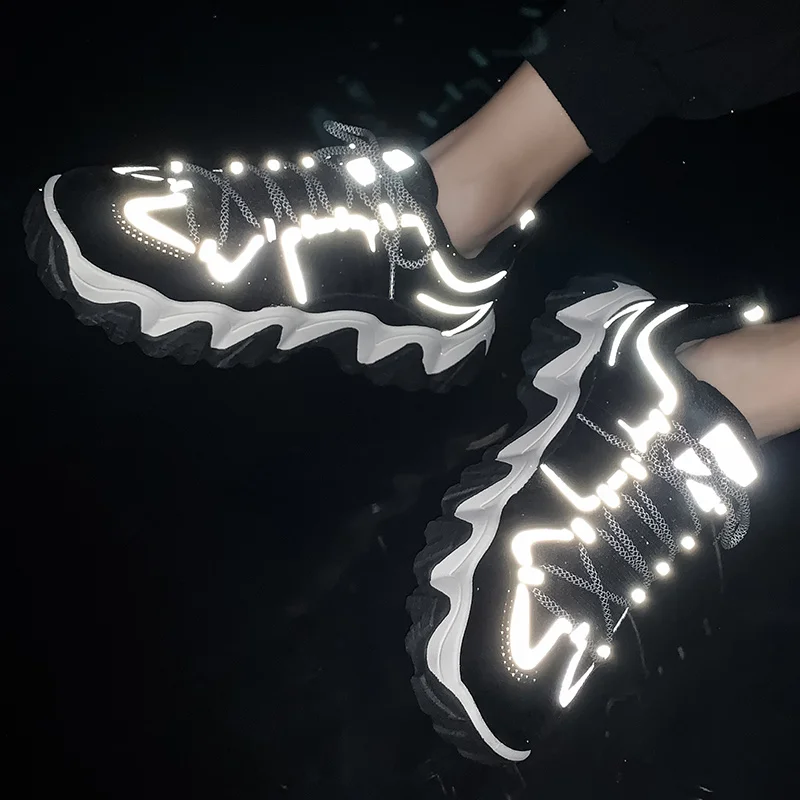 

Men Casual Shoes, Backpacks Mesh Summer Black Work Walking Slip Resistant Famous Travel Solid Walking-cushioning, Clunky Sneaker