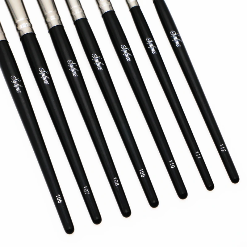 Sylyne Профессиональные кисти для макияжа 15шт высокое качество Классические мягкие