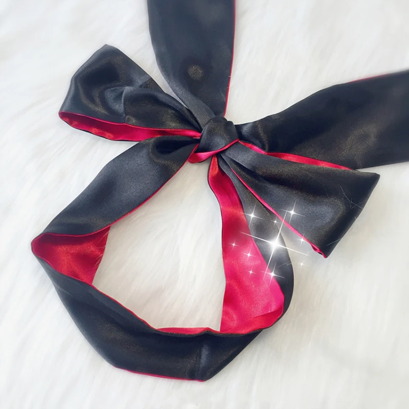 

Мягкая атласная лента для сна, бандаж для глаз, сексуальное дышащее покрытие, патч для глаз, повязка на глаза, сексуальное экзотическое нижн...