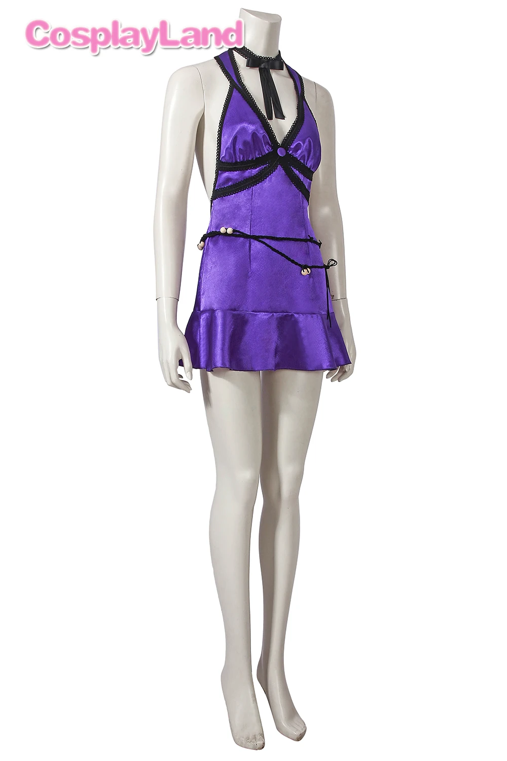 Final Fantasy VII Remake Tifa Lockhart Cosplay Outfit Costume Dress Halloween Game FF7 Suit Purple Sexy Short Skirt | Тематическая