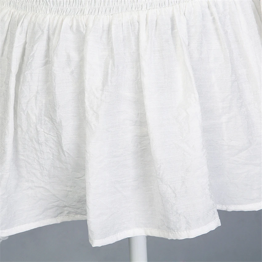White Woman Medieval Renaissance Costumes Cotton Elastic High Waist Vintage Tops Princess Shirts Lace Up Steampunk Gothic Dress