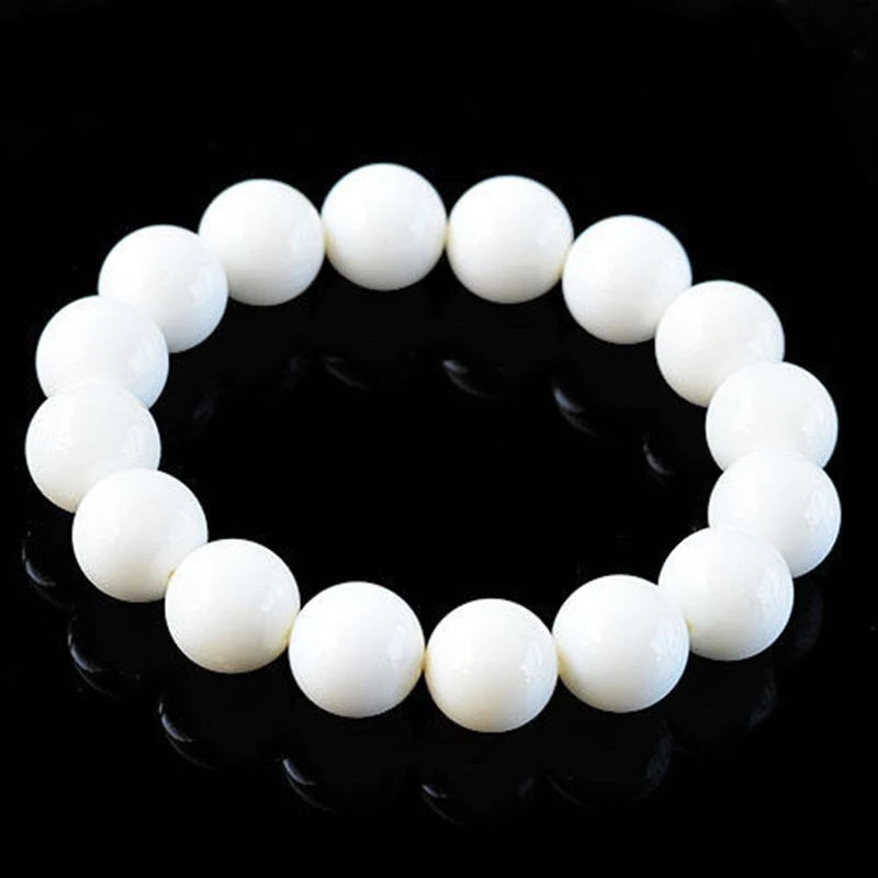 Женские и мужские браслеты с бусинами MOROW модные белые ручной работы из