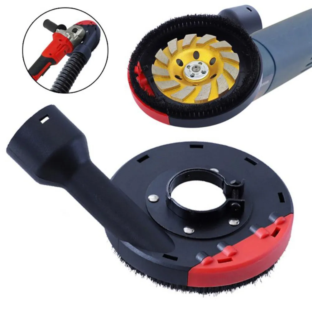 

140mm Grinder Dust Shroud Shield Set Base Safety Cover Dust Collecting Guard Kit Dust Protecter For 100 Type Angle Grinder Accs