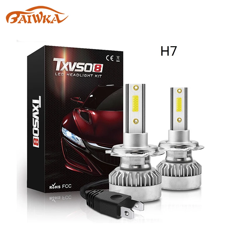2 шт./компл. супер яркие Автомобильные фары LED X3 H7 9005 9006 H11 9012 20000LM 6000K 110W DC9V 32V для 12V 24V