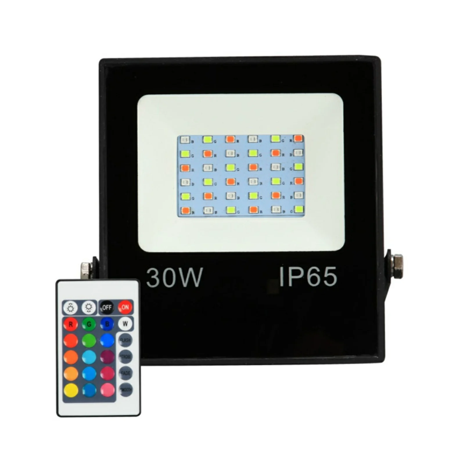

RGB Led Floodlight Remote Control Reflector 30W Outdoor Garden Waterproof Landscape Lamp 4 Dynamic Modes AC85-265V fashionable