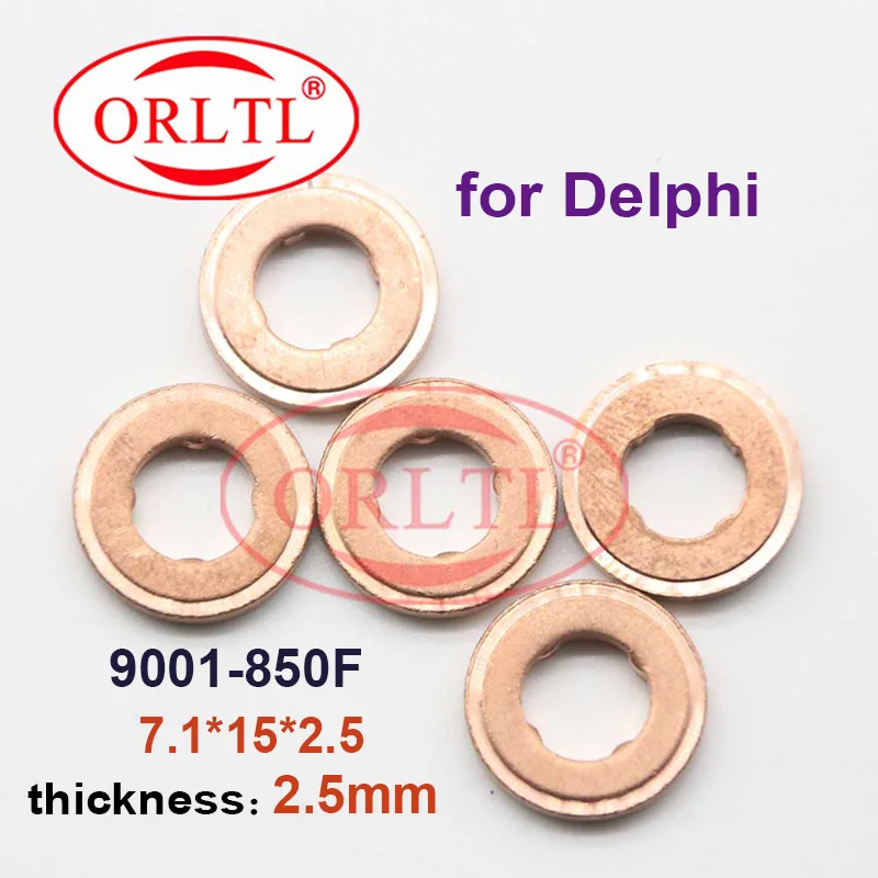 

Медная шайба ORLTL для автомобильного инжектора 9001-850 9001-850B 9001-850E 9001-850A 9001-850D 9001-850F 9001-850C для Delphi, 5 шт./упаковка