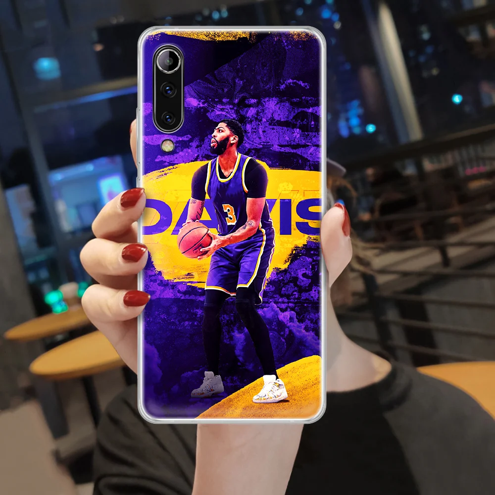 

Anthony Davis basketball player Phone Case cover For XIAOMI redmi note K 4 5 6 7 8 9 10 20 30 3 A X Pro ultra transparent Etui