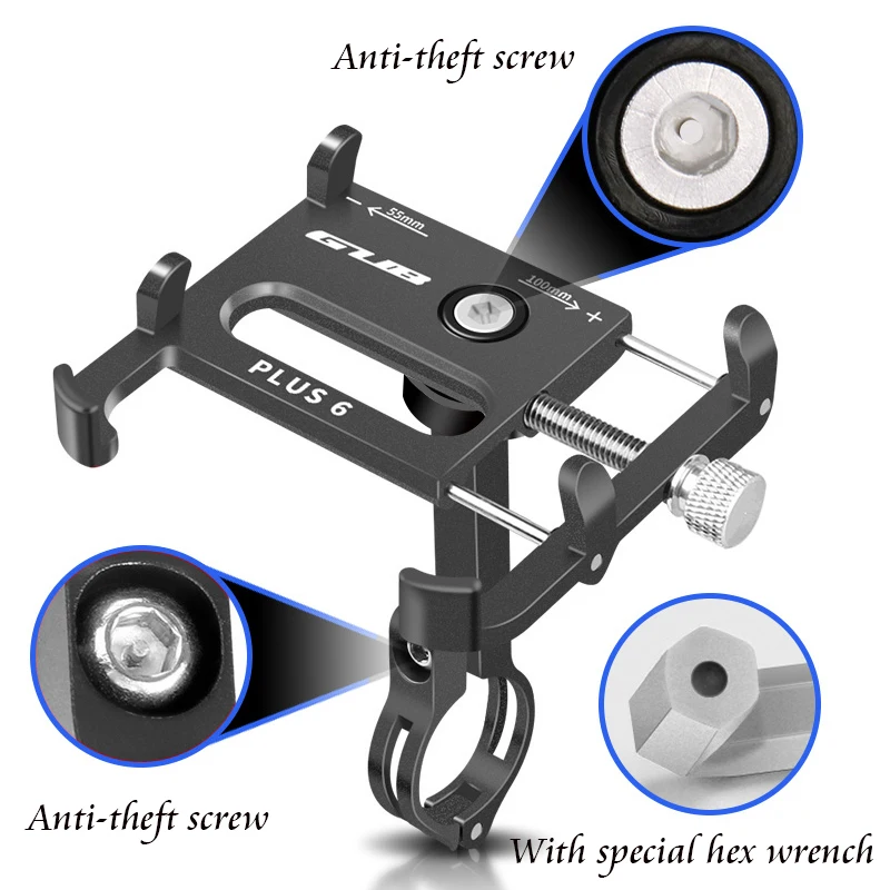 gub 7 style mtb bicycle phone holder motorcycle support gps mount bike handlebar bike mobile phone stents for 3 5 to 7 5 inch free global shipping