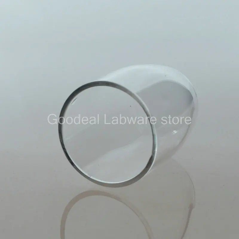 1pcs Lab10ml To 300ml High Purity and Temperature Resistance Clear Quartz Glass Crucible with Cover |