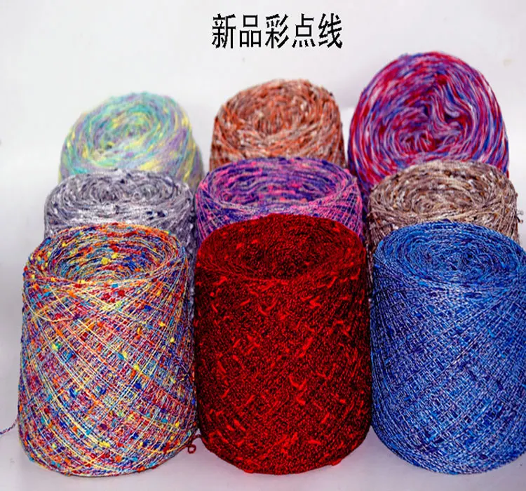 100 г горошек kyrie пряжа из хлопка и льна окрашенная ручная вязка крючком для