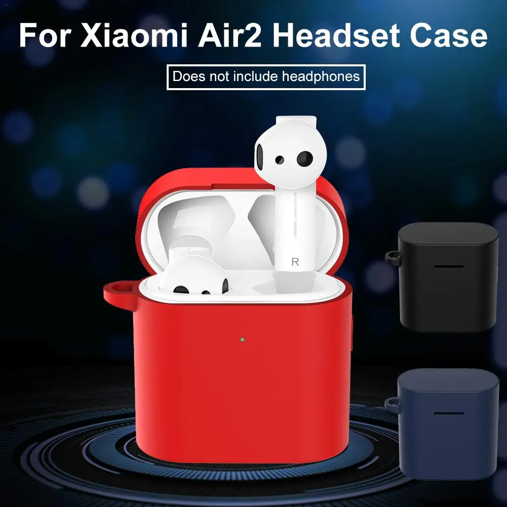 Защитный чехол для наушников Xiaomi Airdots беспроводной гарнитуры Air 2 аксессуары # 5YL