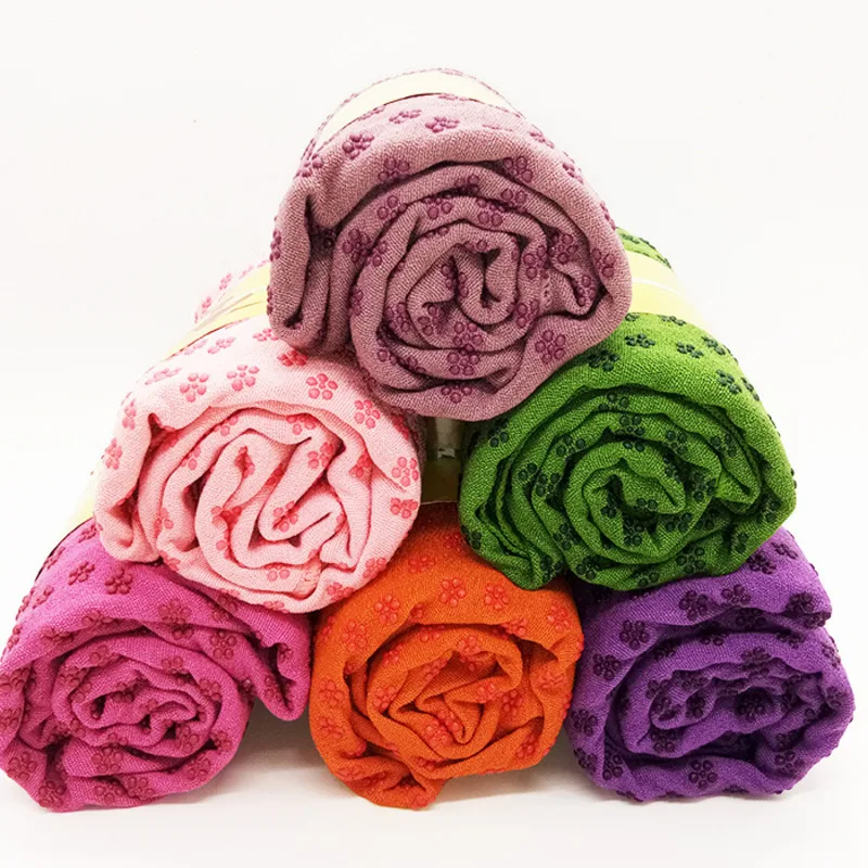 Нескользящий 85 см * 63 Коврик для йоги покрытие полотенце противоскользящее из