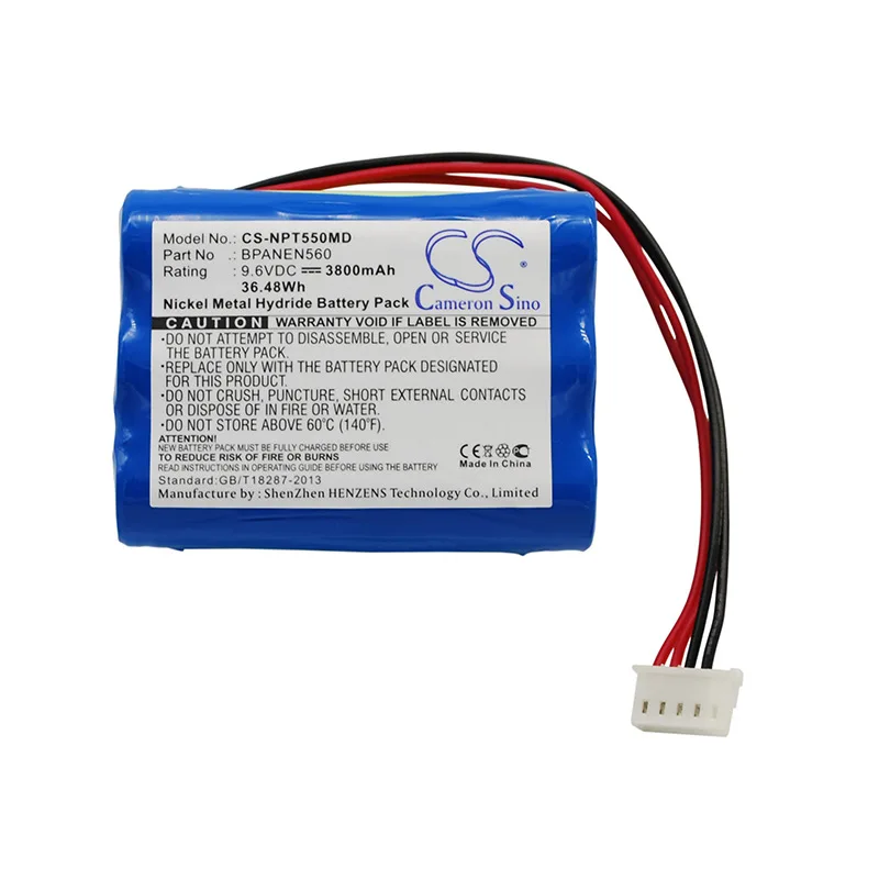 

CameronSino for NELLCOR PURITAN BENNETT N550B N-550B Pulse Oximeter N560 N-560 Pulse Oximeter 069308 BPANEN560 EE090298 battery
