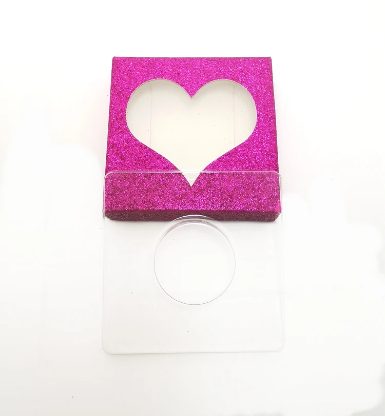 heart rose red 10 компл./лот упаковочная коробка для ресниц пустой ресницы посылка многоцветный бумажная коробка белый фарфоровый поднос с фокусным расстоянием 25 мм ресницы DIY блестящие упаковочная коробка - Цвет: heart rose red