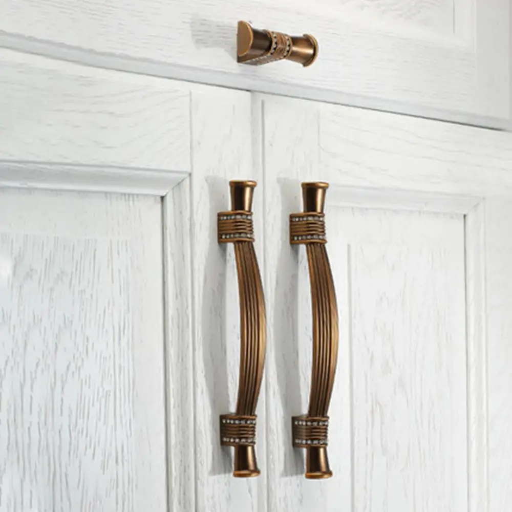 Европейский стиль ручка дверная ручки для комода или шкафа с ящиками Современная