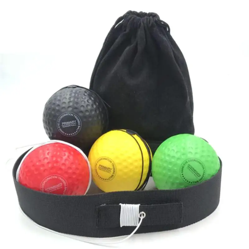 

Boxing Reflex Ball Set 3 Difficulty Level Boxing Balls With Adjustable Headband For Punching Speed Reaction Agility Training