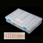 112 слотов сетка 5D алмазов картина стикер коробка инструментов Алмазная вышивка аксессуары из бисера, органайзер, хранилище, сумочка, Чехол Контейнер