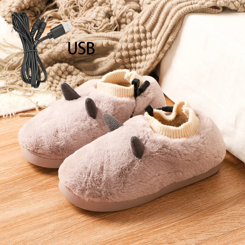 Подогреватель для ног с регулируемой температурой USB съемные и моющиеся Плюшевые