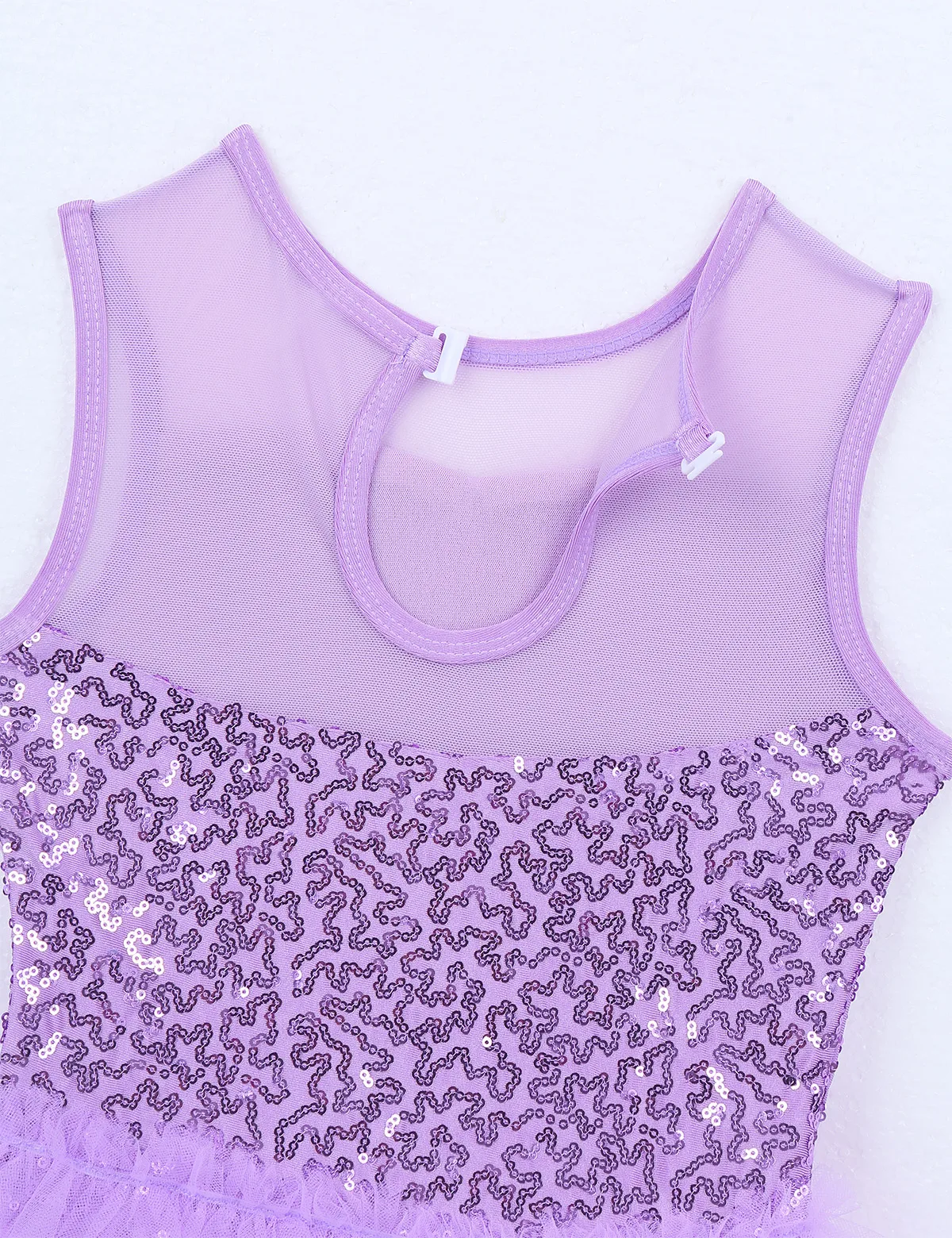 Детская одежда для девочек танцевальная с блестящими блестками Фигурное катание