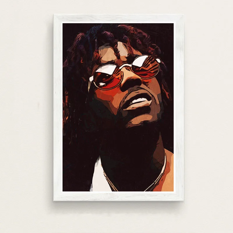 Картина в стиле хип-хоп певица звезда рэпер Майк Миллер высокое качество холст