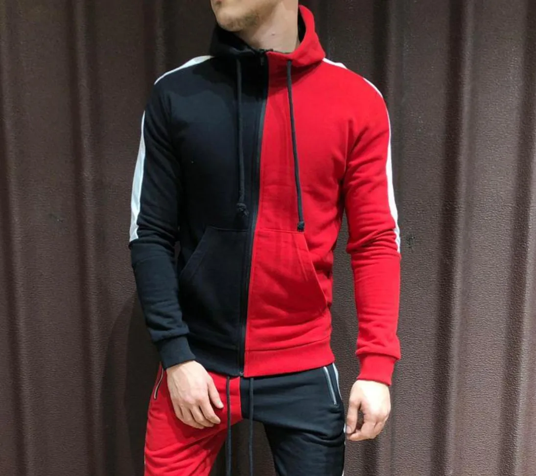Спортивный костюм мужской спортивный, свитшот, пуловер, толстовка, штаны для бега и бодибилдинга, повседневный комплект из 2 предметов от AliExpress WW