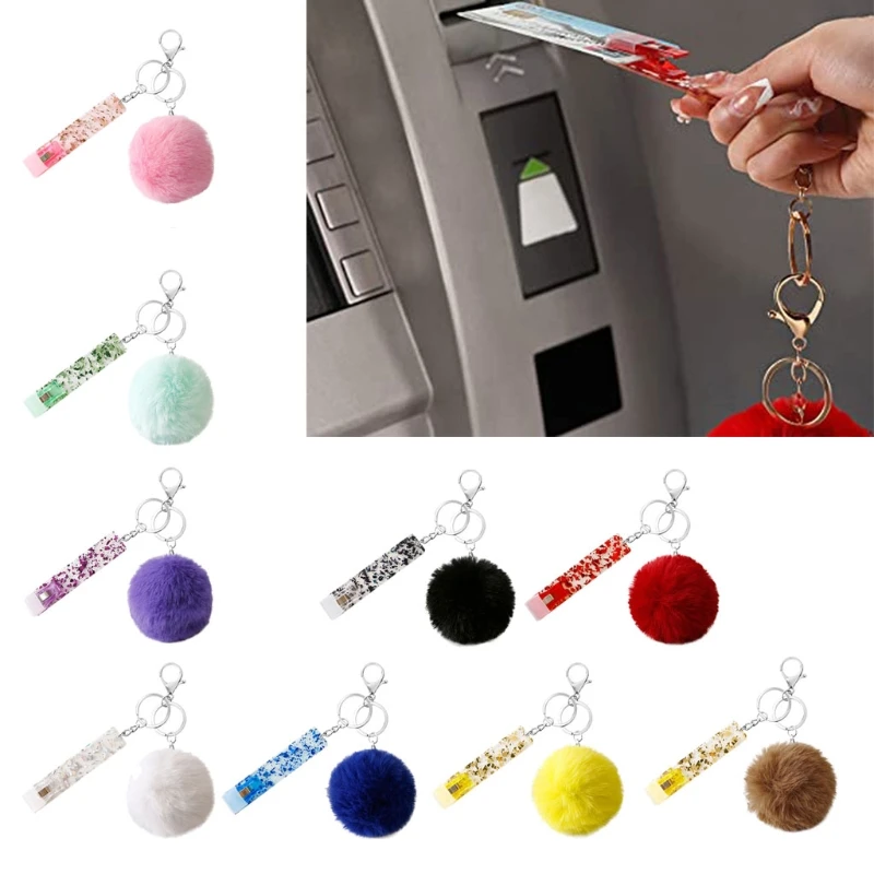 Держатель кредитной карты милый акриловый граббер для дебетовой совместимый с