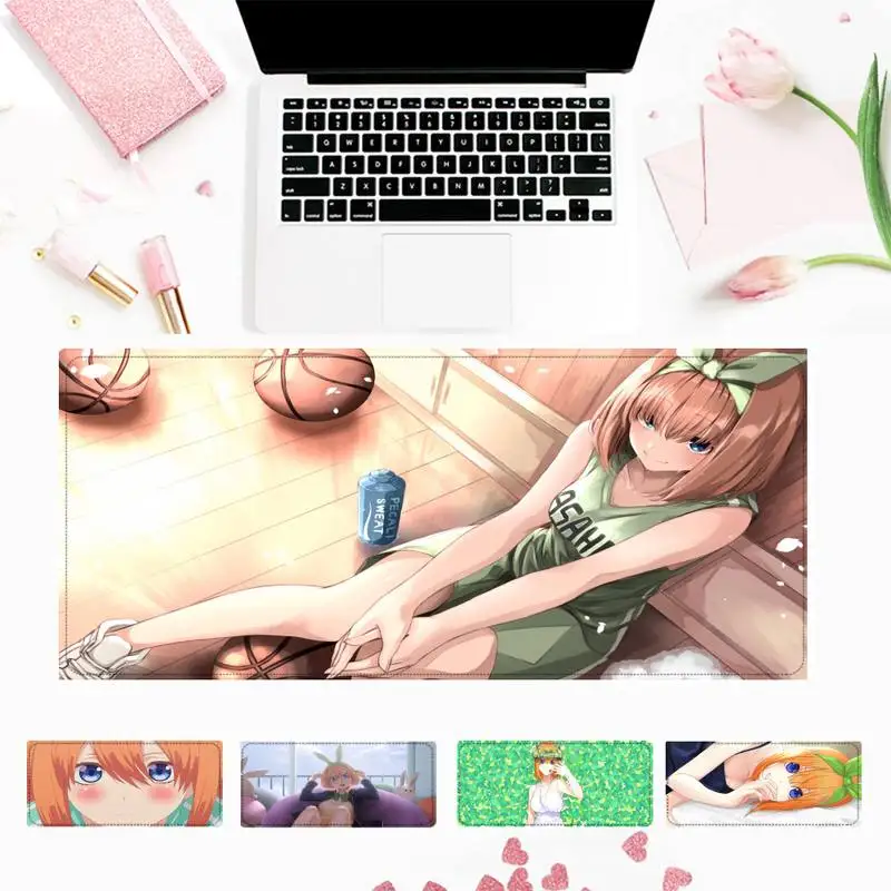 

The Quintessential Quintuplets Yotsuba Nakano Gaming MousePad Large Mouse Mat Desktop Mat Computer Mouse pad For Overwatch