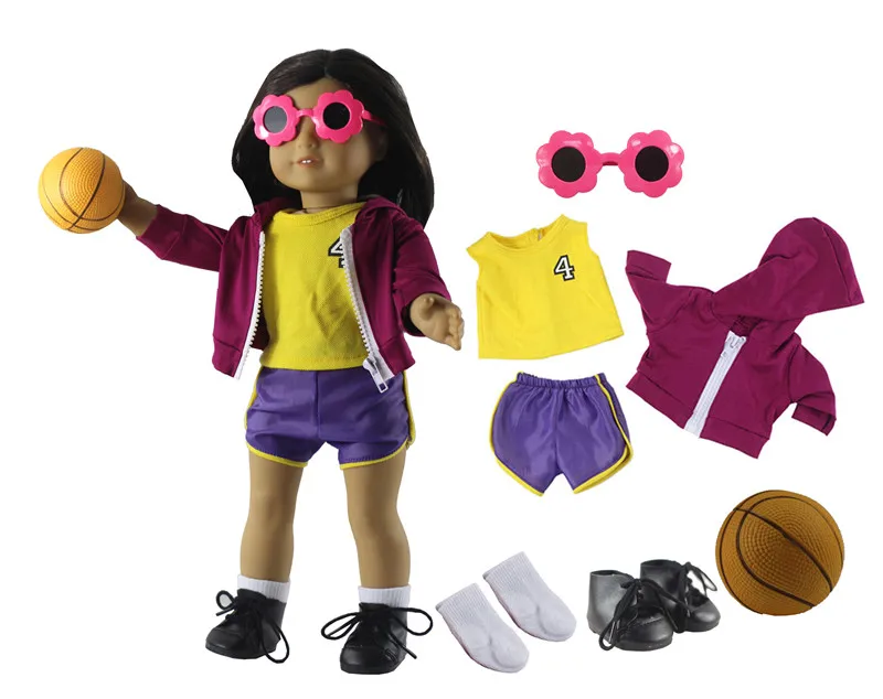 1 комплект кукольной одежды для американской куклы 18 дюймов красивая