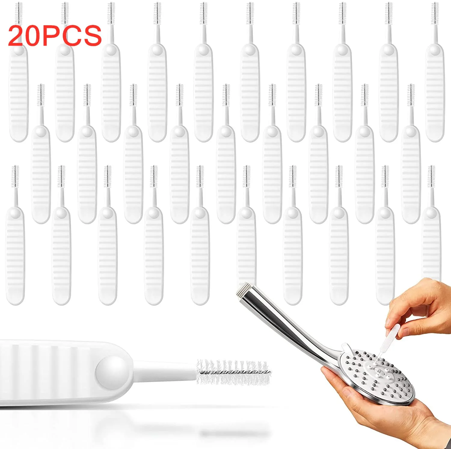 

10/20pcs Shower Head Cleaning Brush Pore Gap Cleaning Brush For Kitchen Toilet Phone Hole Washing Anti-clogging Small Brush