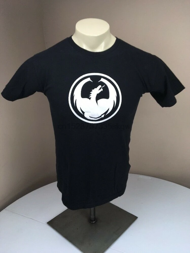 Футболка EUC Vtg 90s с логотипом Dragon Alliance Icon черная футболка для катания на коньках и