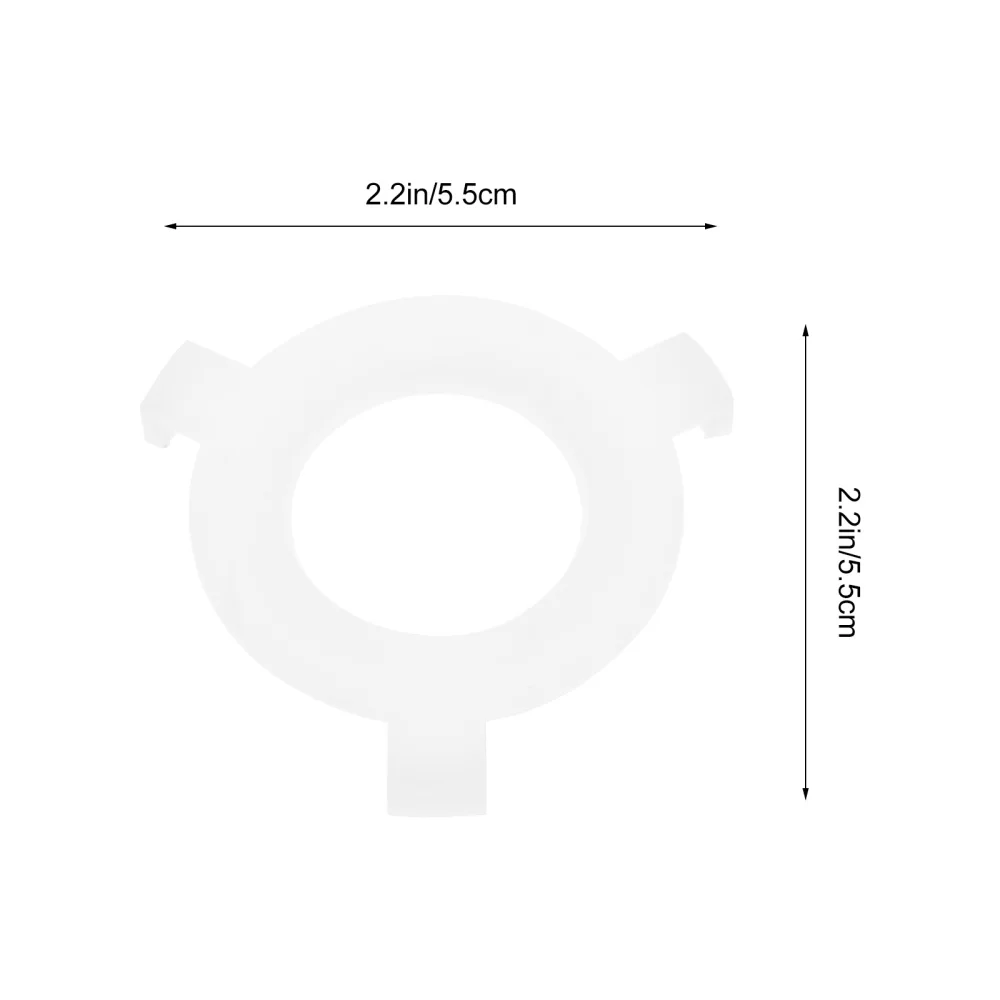 

50pcs Nylon Converter E27 to E14 Lampshade Rings Lampshade Converters (White)