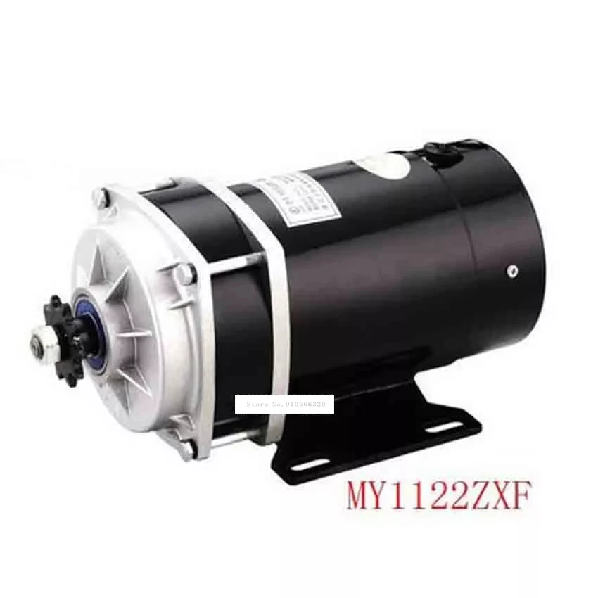 Electric Tricycle Accessories MY1122ZXF Motor 24V 650W Permanent Magnet DC Brush Motor 3200r/min 6:1 Reduction Ratio Hot Selling
