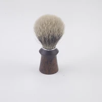 artsecret high quality sv 500 shaving brush silver tip b grade soft badger hair wooden handle beard shaving and care barbershop