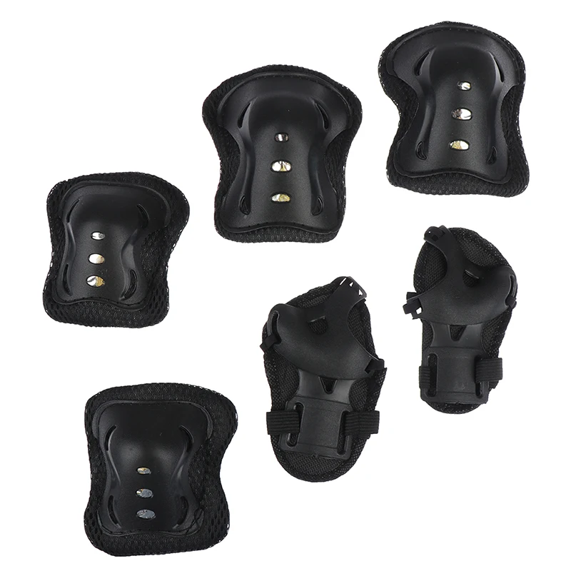 6 шт. детские защитные Шестерни наколенники налокотники катание Безопасность
