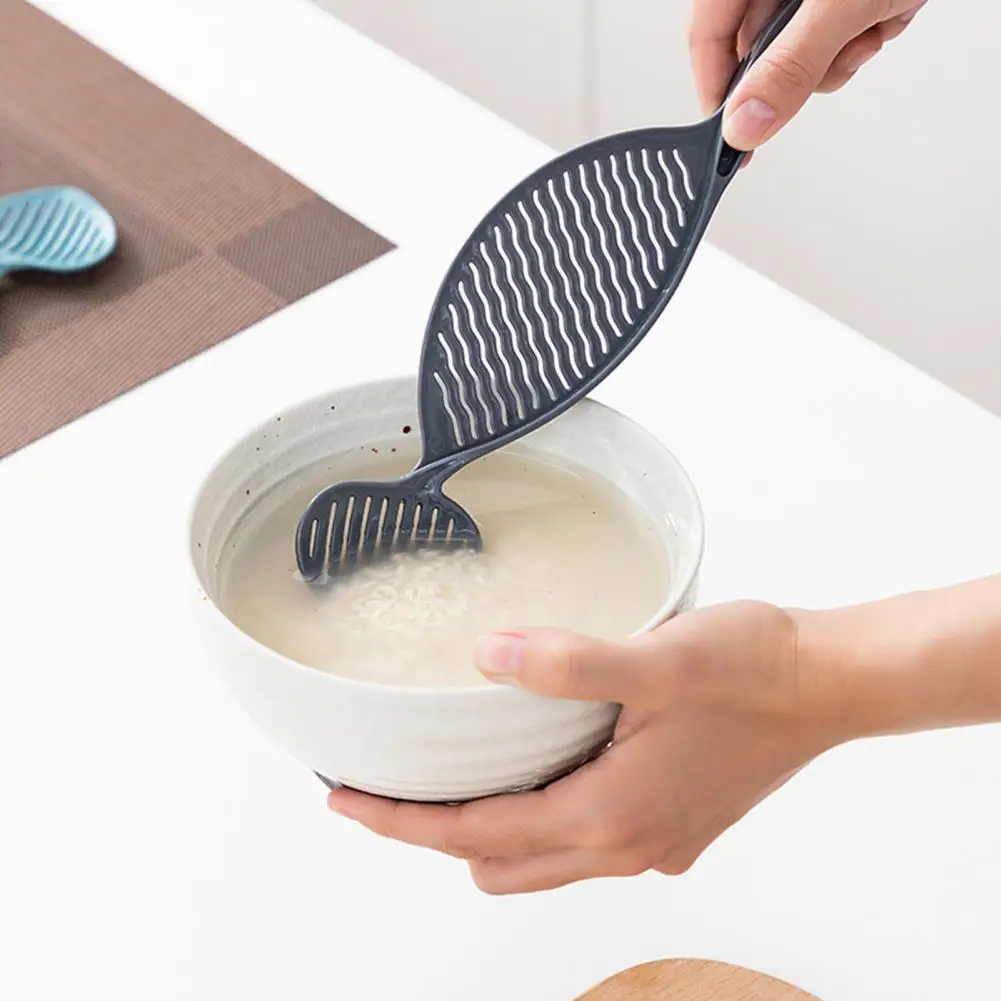 

80%HOTDrain Rice Board Multifunctional Handhold Waste Prevent Multifunctional Wash Filtering Rice Drain Spoon for Kitchen