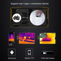 HT-301 Mobile Phone Thermal Imaging Camera Thermal Infrared Detection Imager Video Pictures Recording for Android Type-C USB
