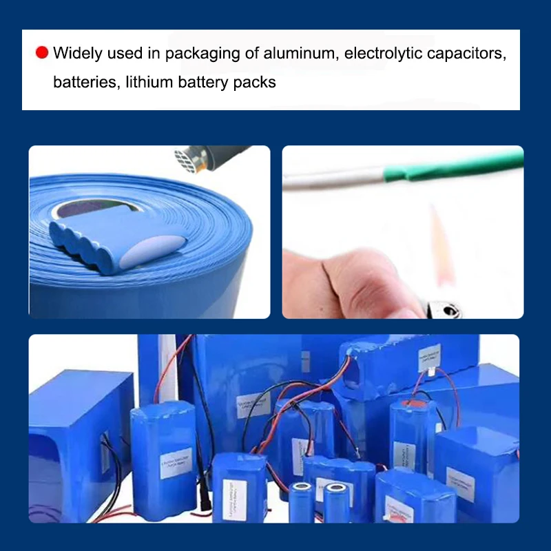 1 кг 18650 литиевая батарея рукав оболочка ПВХ термоусадочная трубка пленка