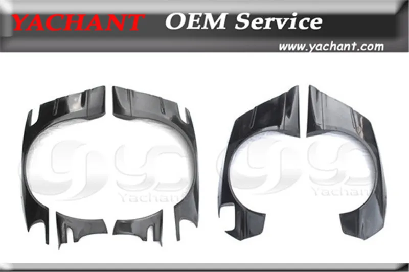 

FRP Fiber Glass Front & Rear Fender 6Pcs Fit For 98-05 E46 3 Series & M3 Coupe GP PD RB Style Over Fender Flares